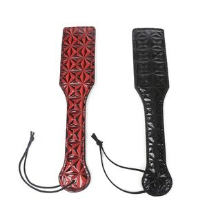 Red and Black Patterned Seat Warmers